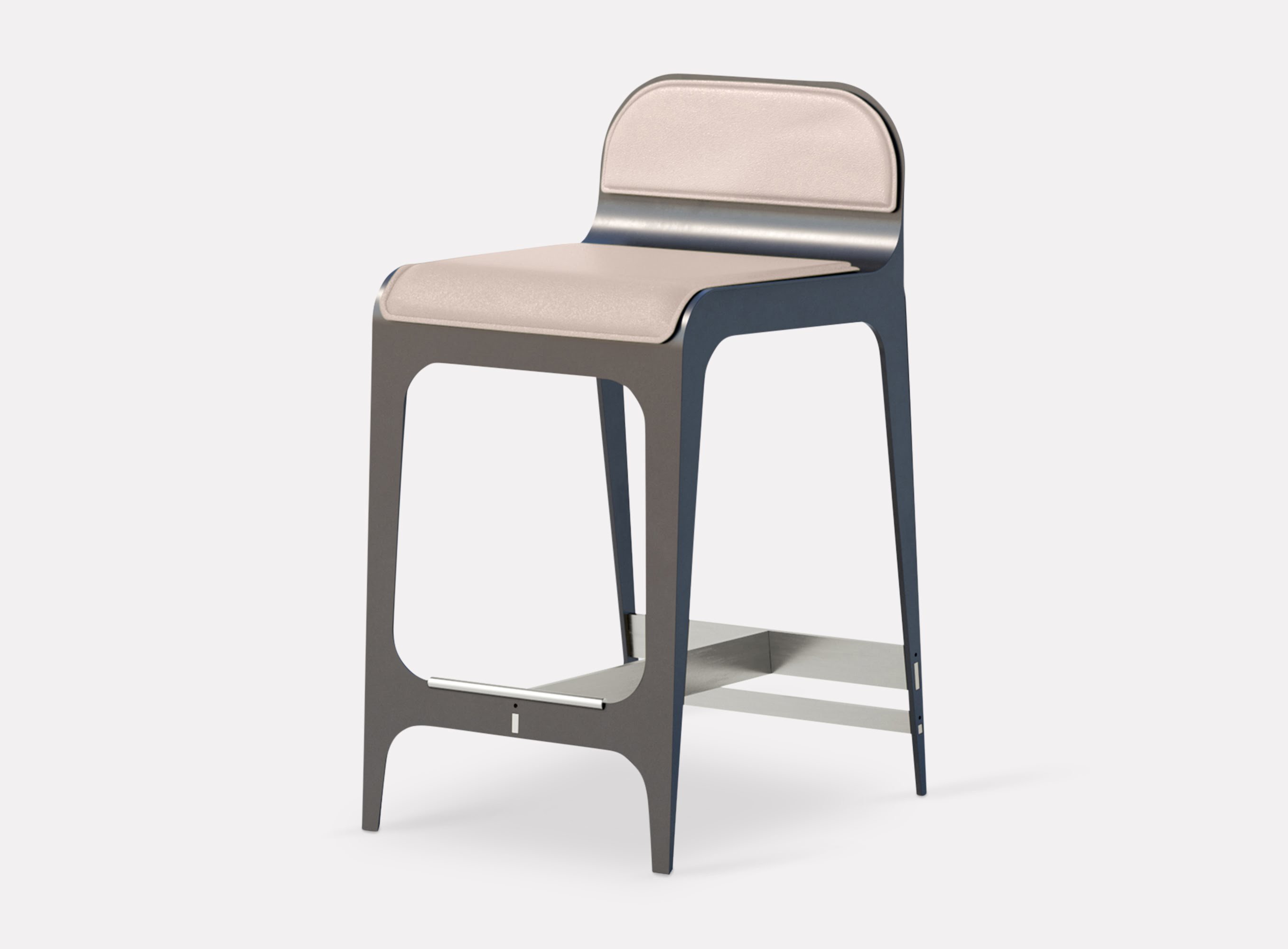 Nickel counter online stool