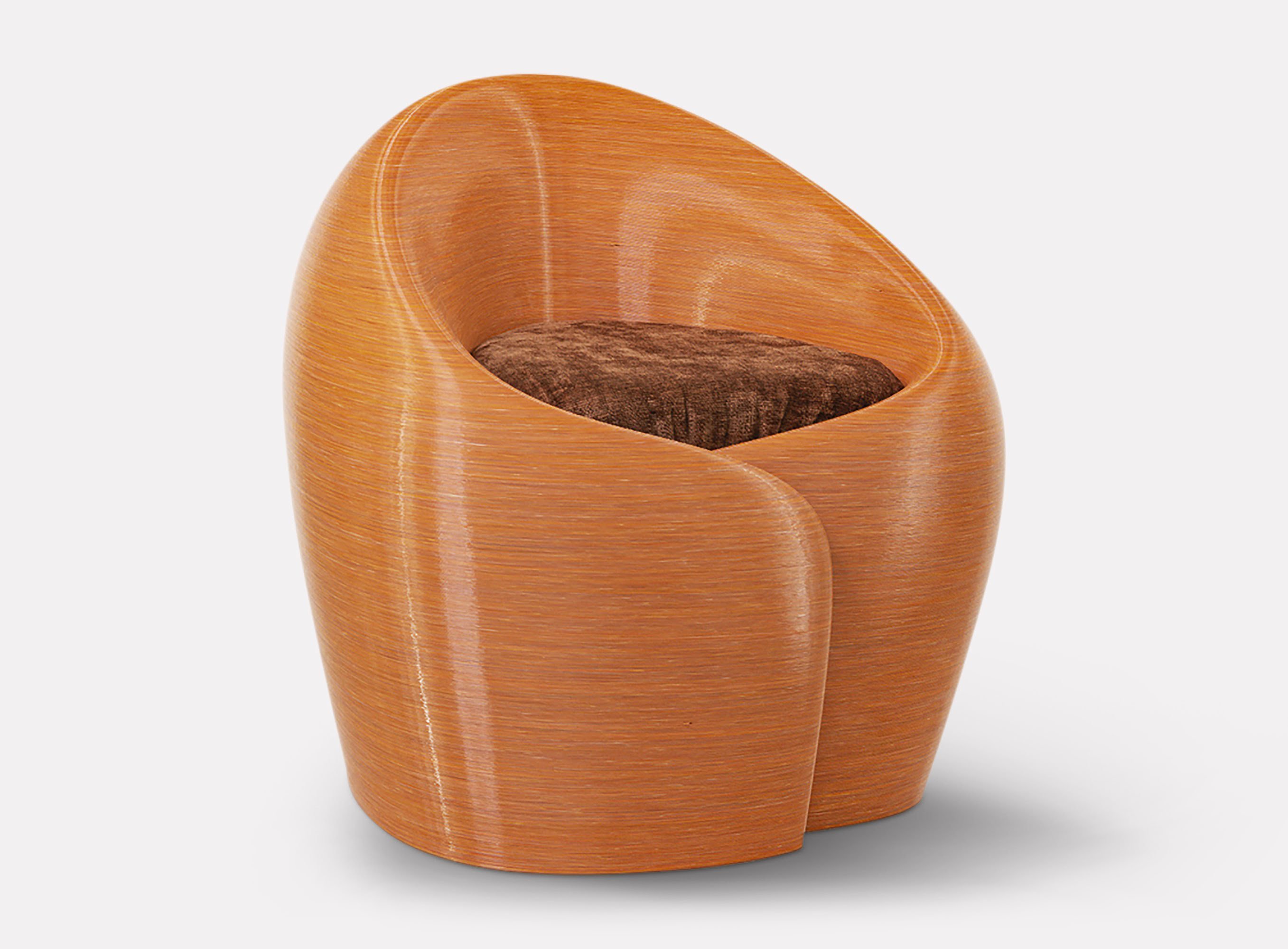 Caramel armchair best sale