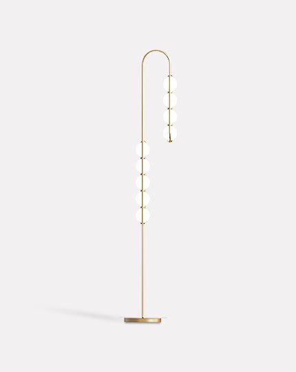 The J Gold Standing Lamp